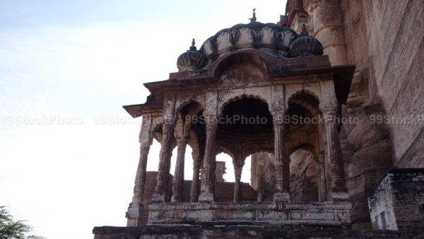 Stock Photo of Dome in Mehrangarh Fort