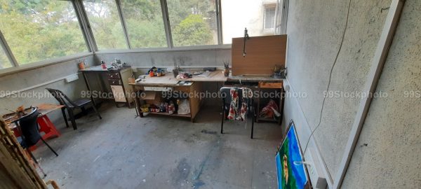 Studio Room for making paintings and artwork