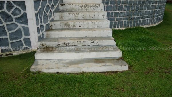 Stock Photo of Steps in Public Garden