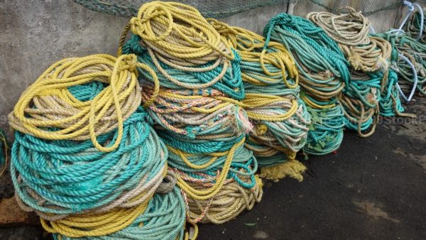 Stock Photo of Fishing Ropes