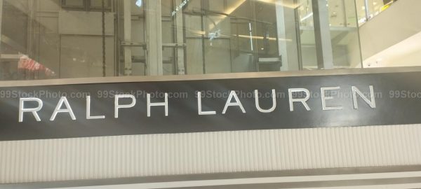 Stock Photo of Ralph Lauren Display Board