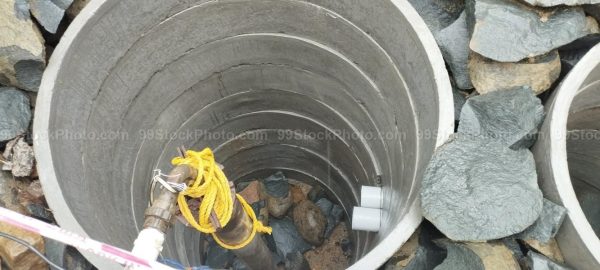 Stock Photo of Rain Water Harvesting Pit Type 1