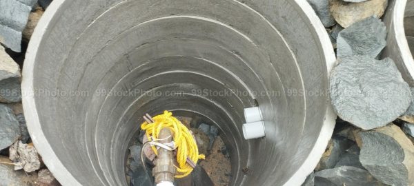 Stock Photo of Rain Water Harvesting Pit Type 3