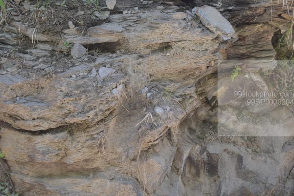 Stock Photo of Stone in a hilly area