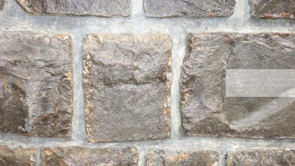 Stock Photo of Basalt Stone Wall Type 1