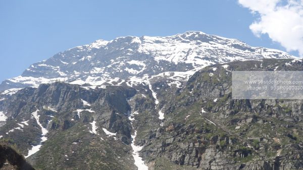 Stock Photo of snow clad mountains in shimla Manali Himalayas Type 2