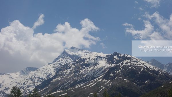 Stock Photo of Snow Hills of Himalayas Type 3