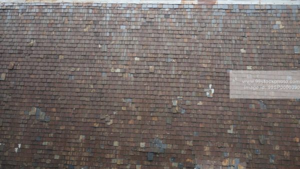 Stock Photo of Stone Roof of a House in Shimla Type 1