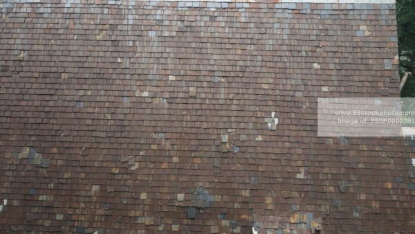 Stock Photo of Stone Roof of a House in Shimla Type 2